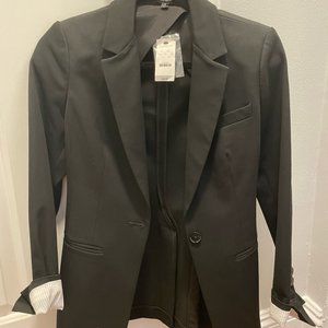 Size 4 Express Long Black Blazer